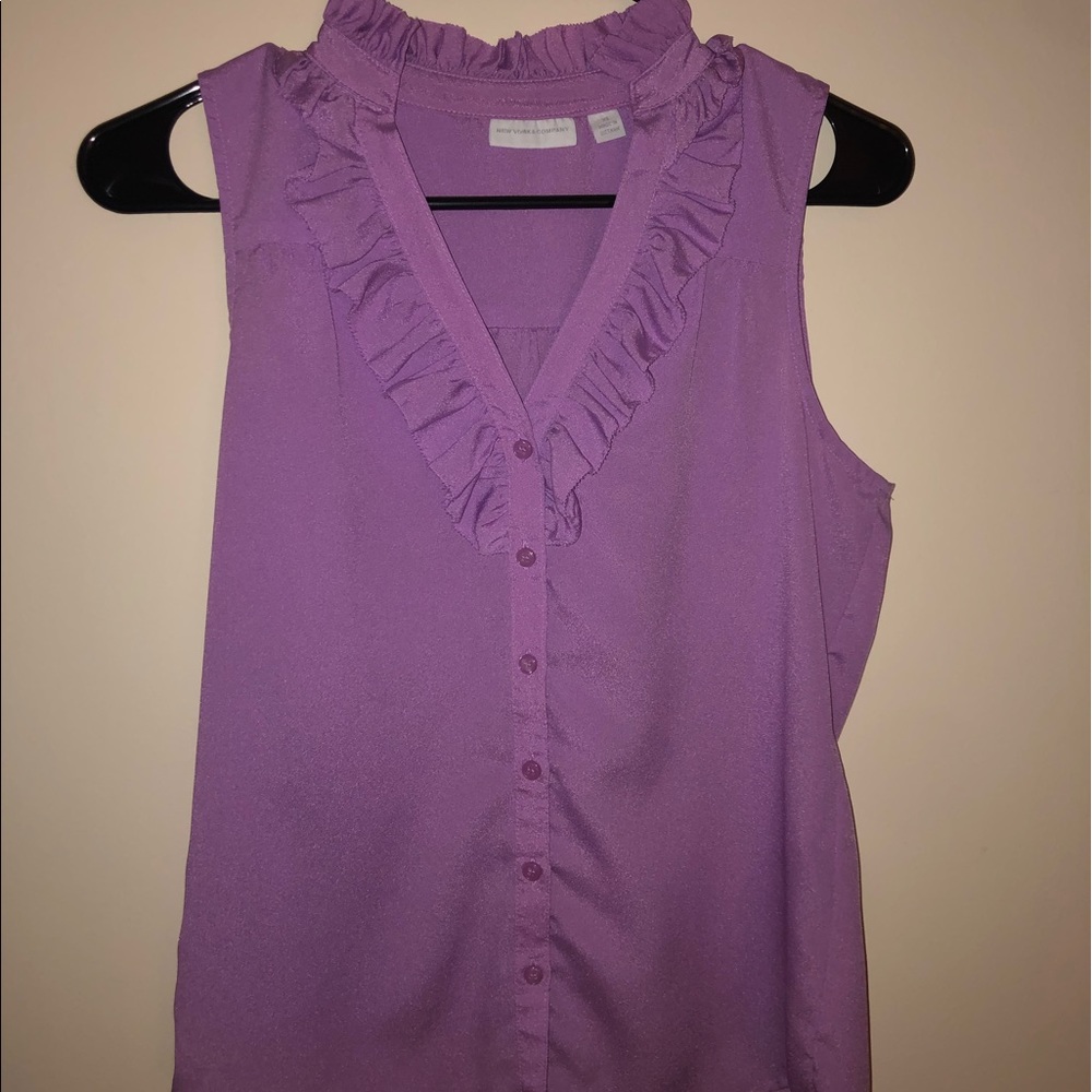 Purple NY&CO button up❤️